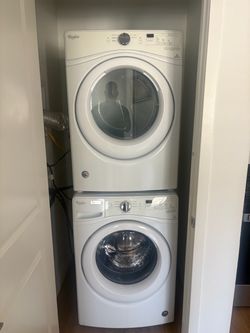 Whirlpool Stacked Washer and Dryer Set!