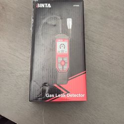 BINTA Natural Gas Detector, Portable Gas Leak Detector with 18.5-Inch Gooseneck, Audible Visual Alarm & LCD Concentration Display, Locating Propane Me