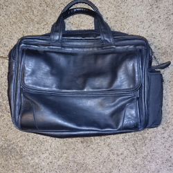 Leather Tote Fit 17 Computer 