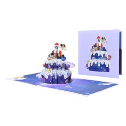 Birthday 3D Pop-up Greeting Card with Envelope 