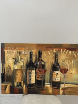 Large canvas painting