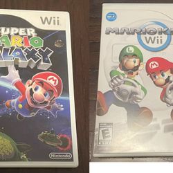 Super Mario Galaxy Wii & Mario Kart Wii 