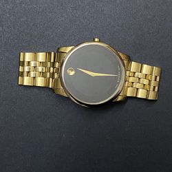 Men’s Movado Museum Classic Gold Watch