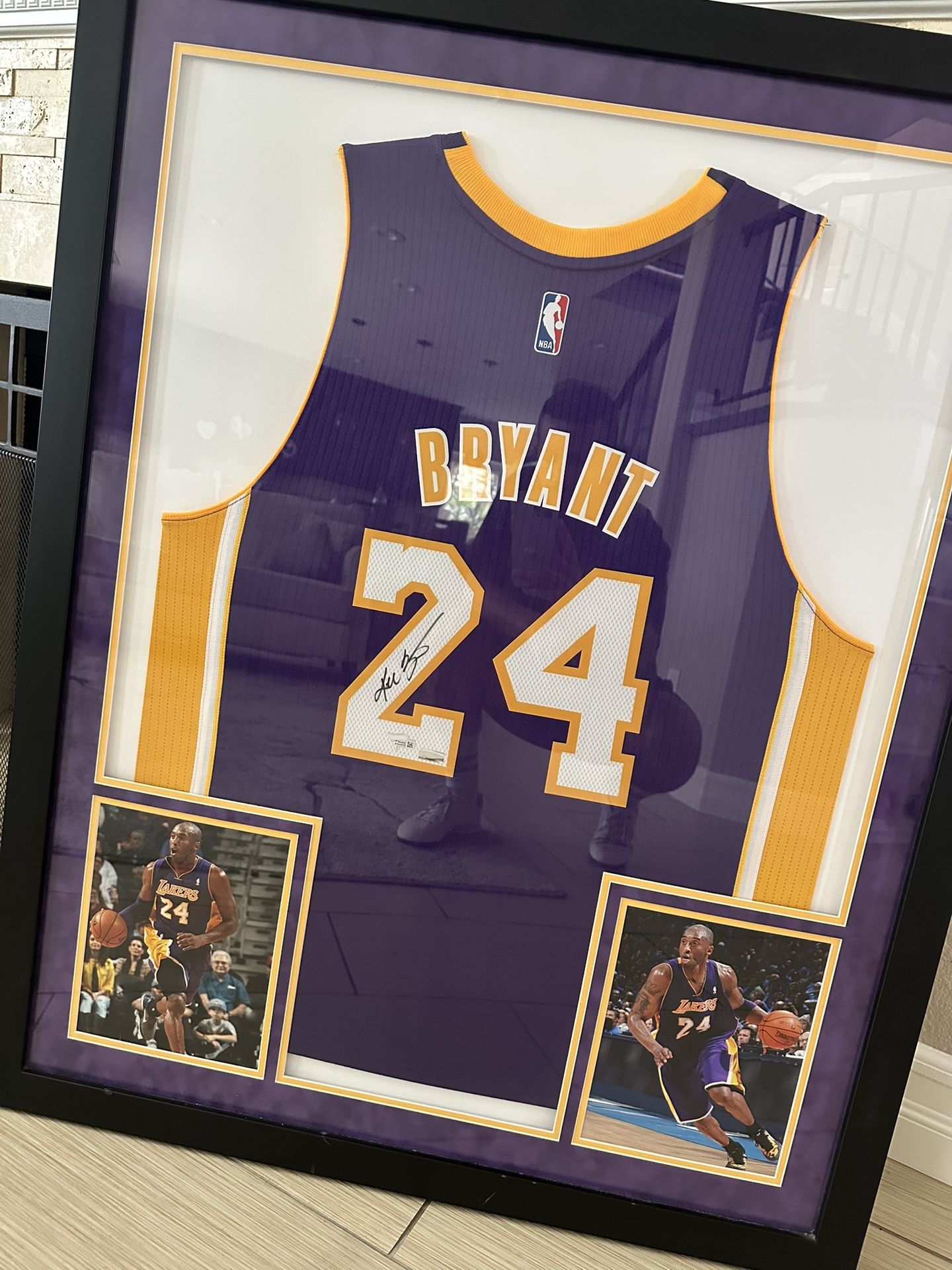 Kobe Bryant Autographed Signed Jersey Los Angeles Lakers FANATICS PANINI