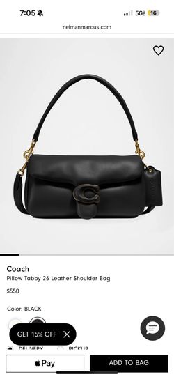 Coach Pillow Tabby 26 Leather Shoulder Bag