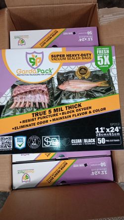 Gordapack 11x24 super heavy -duty vacuum sealer bags