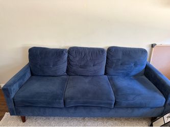 Blue couch
