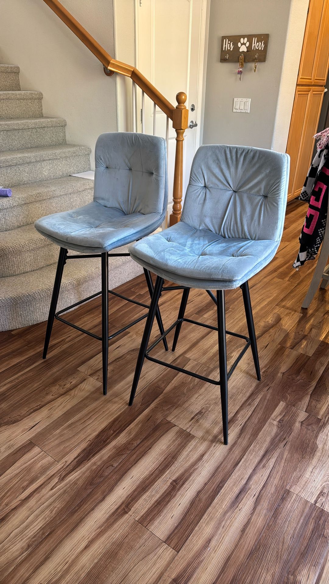 Pair 27” Bar Stools