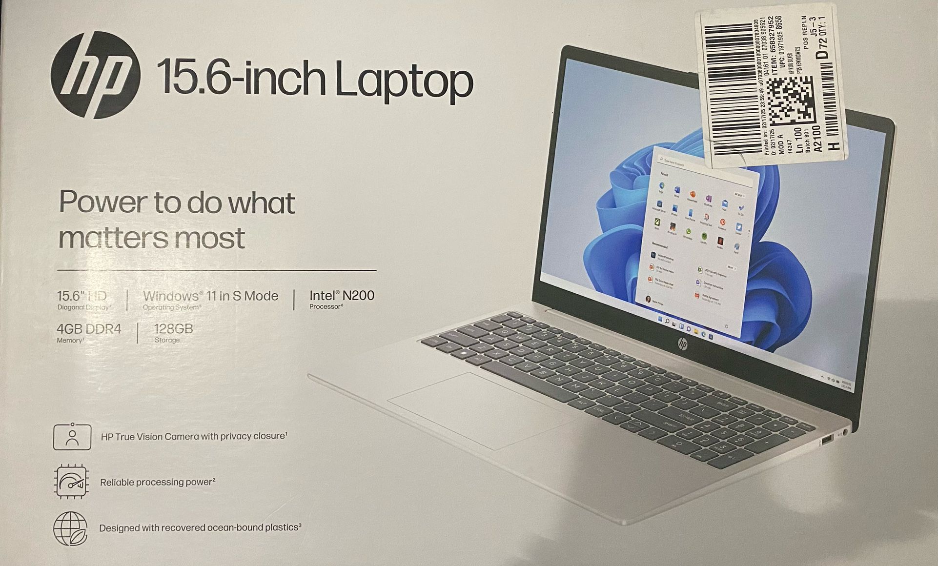15.6-inch HP Laptop Brand New