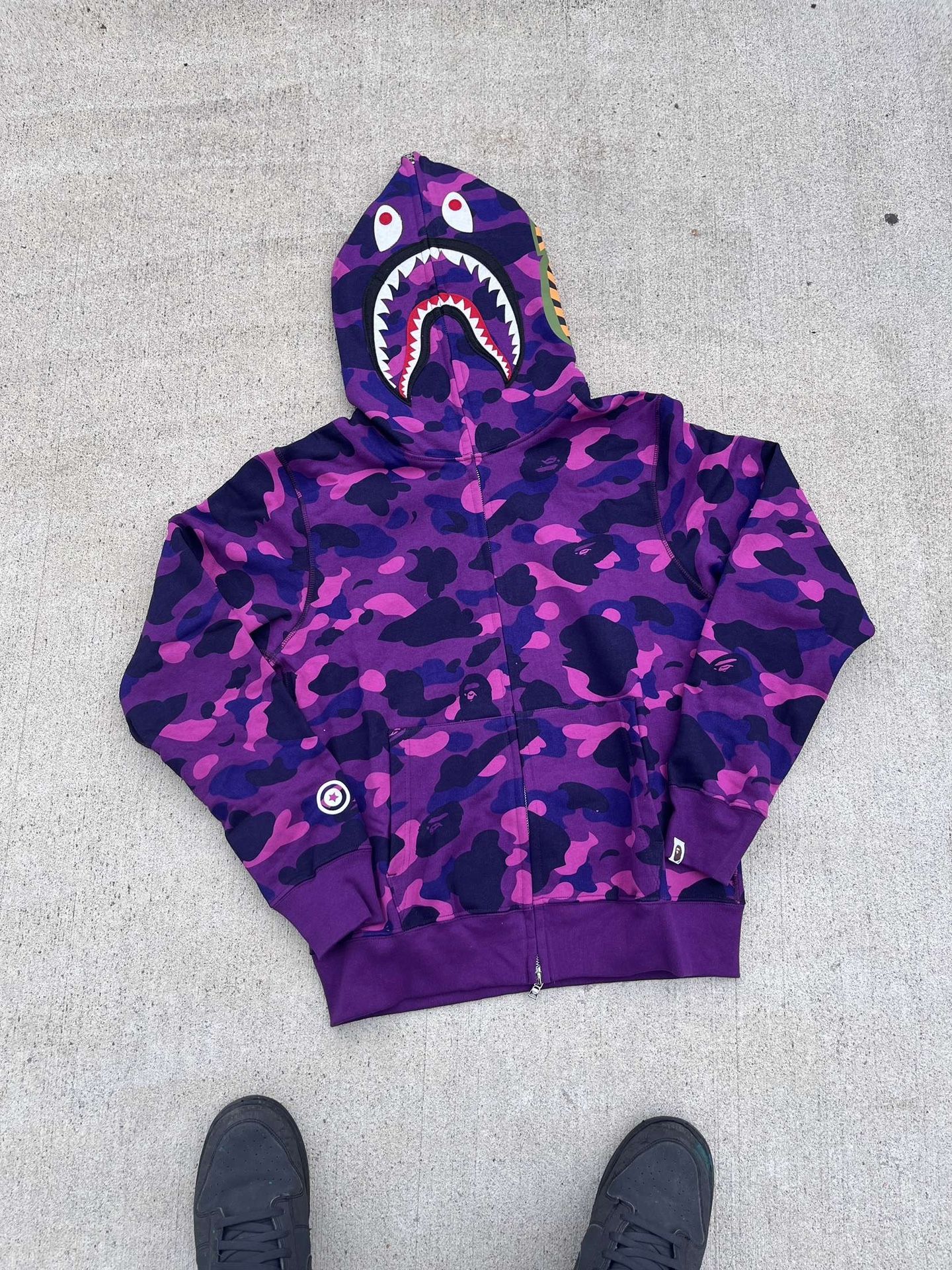 Purple Bape Hoodie
