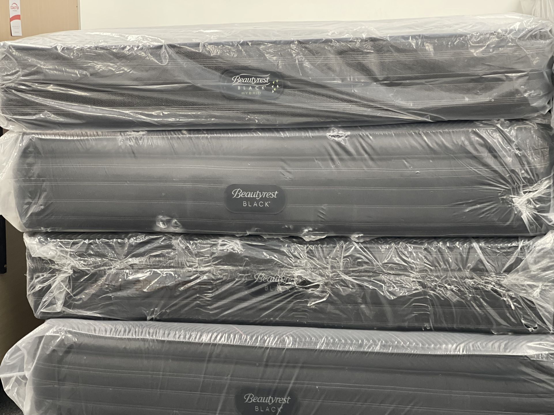 KING SIZE BEAUTYREST BLACK PILLOW TOP L CLASS MEDIUM