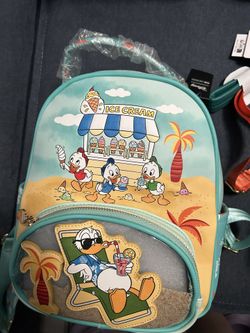 Loungefly Donald Duck 90th Beach Mini Backpack