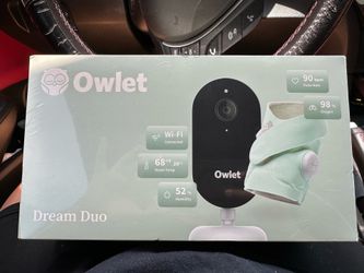 Owlet Dream Duo (Gen 3) - All-in-One Smart Baby Monitoring Bundle with Sock & 2K HD Cam - Mint