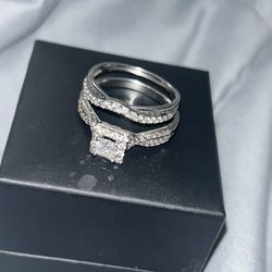 Wedding Set. White Gold 