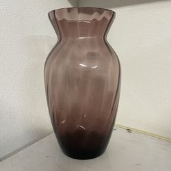 Vintage 14” Tall Purple Vase
