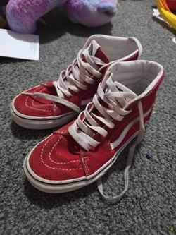Red Hightop Vans