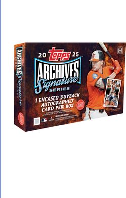 2025 Topps archives signature series (1 Random card inside)