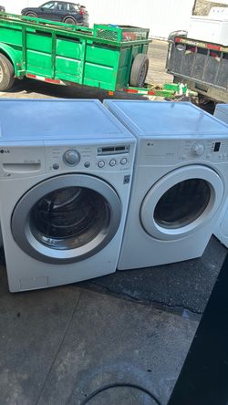 LG Front loaders Set/ Electric Dryer