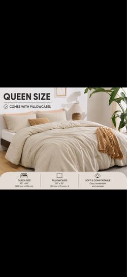 Queen Size with Pillowcases