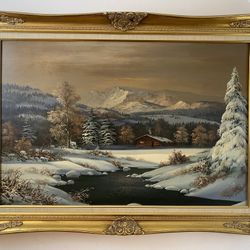 Oil painting on canvas by (Mike) 