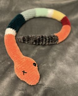 Handmade Crocheted Snake