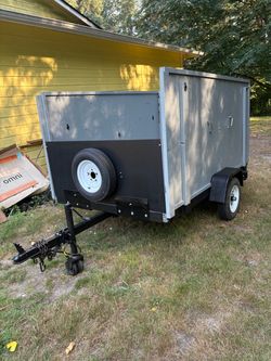 5x8 manual tilt utility trailer