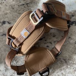 Carhartt P0000(contact info removed)4 Nylon Duck Training Dog Harness Carhartt Brown / Small