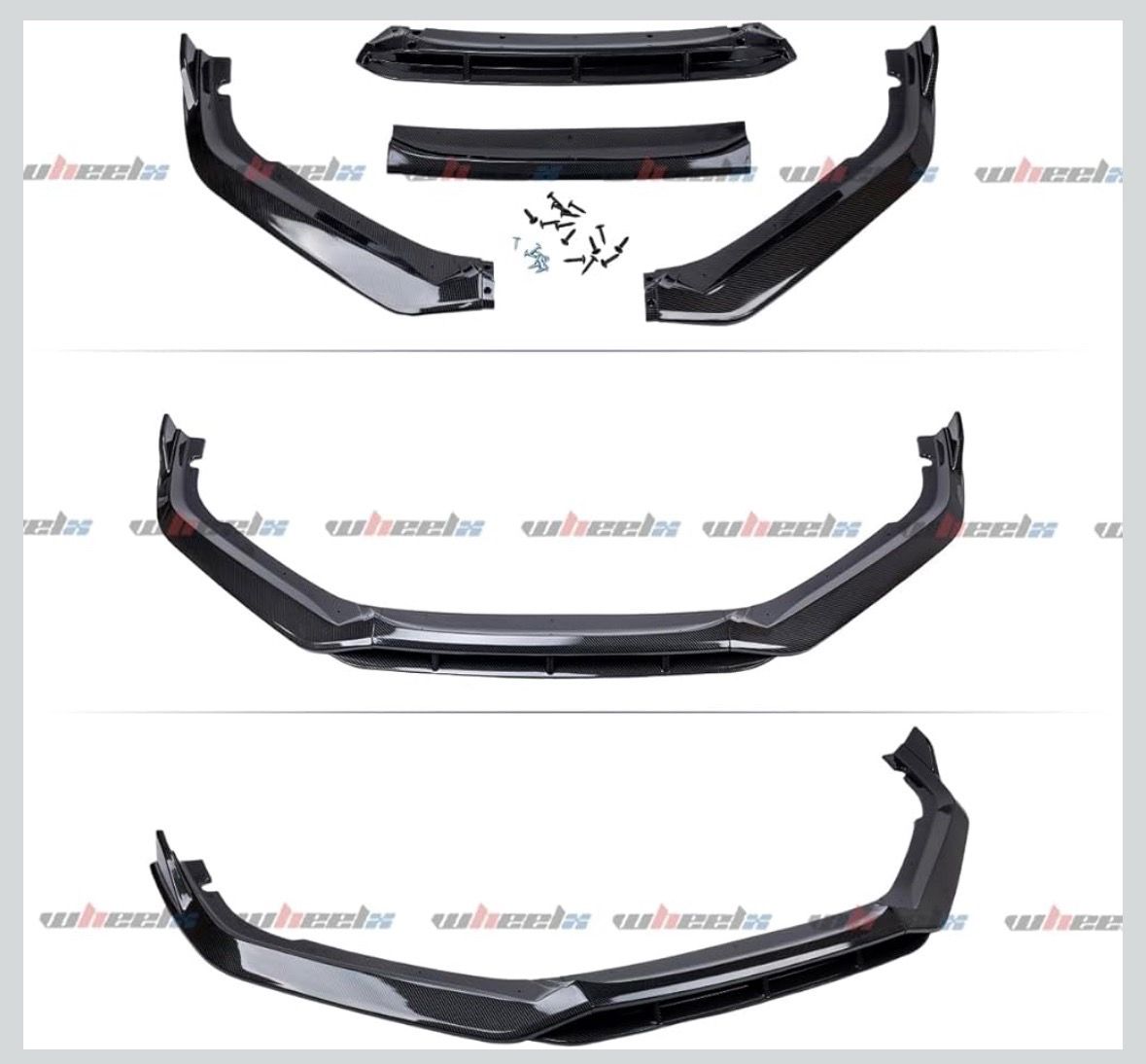 2021-2022 Honda Accord Carbon Fiber JDM Air Dam Lower Spoiler Lip Used Like New
