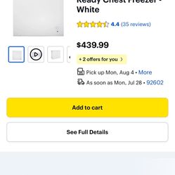 GE 7 CU FREEZER 