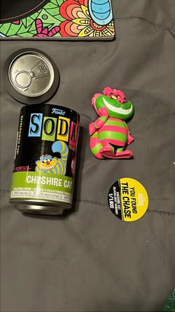 Cheshire black light Funko soda chase