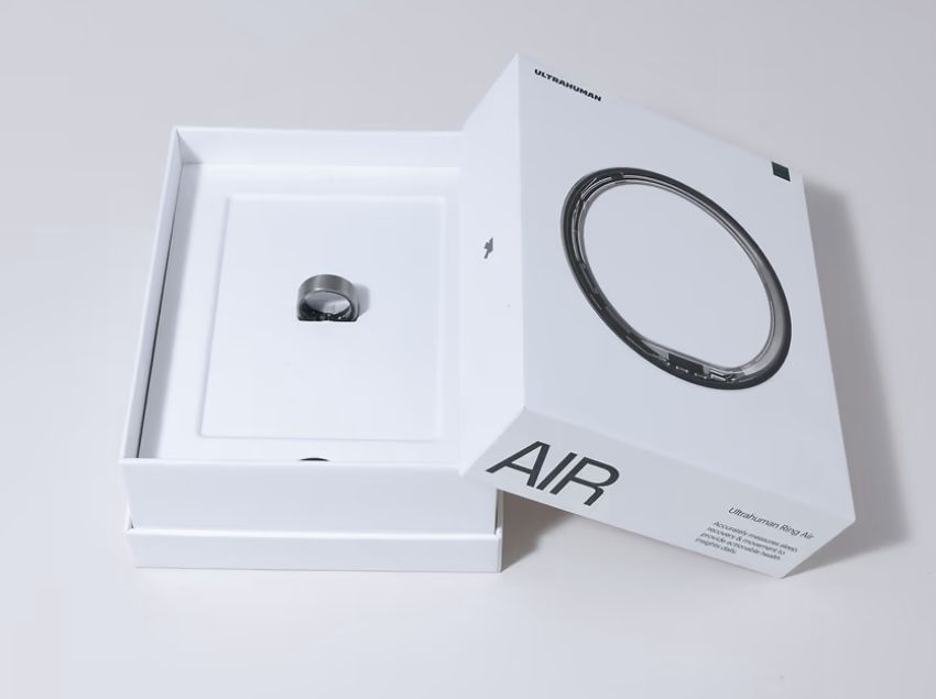 Ultrahuman Ring Air Men’s Size 10 Raw Titanium