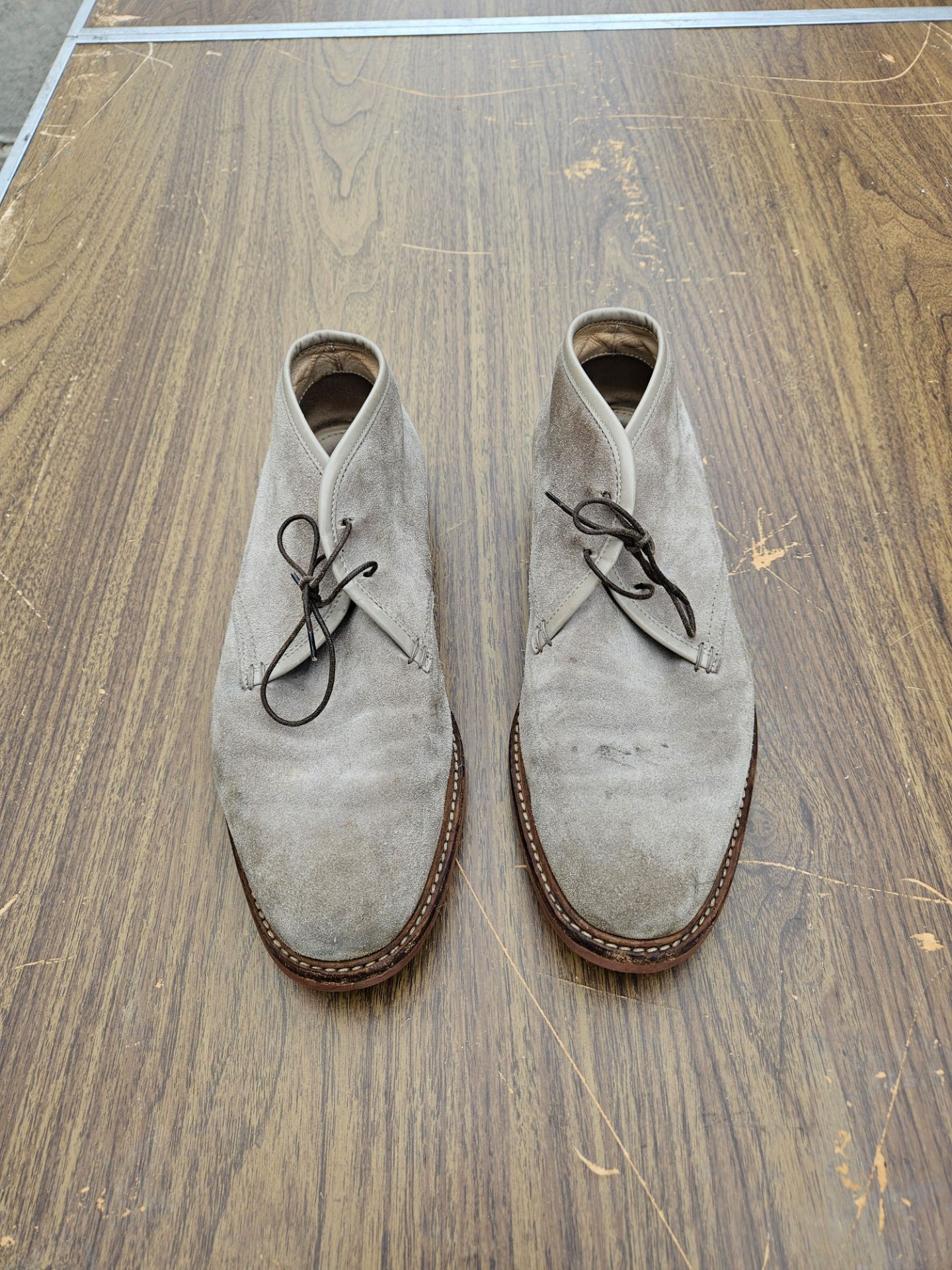 Mens Zegna italian suede ankle boots size 7.5