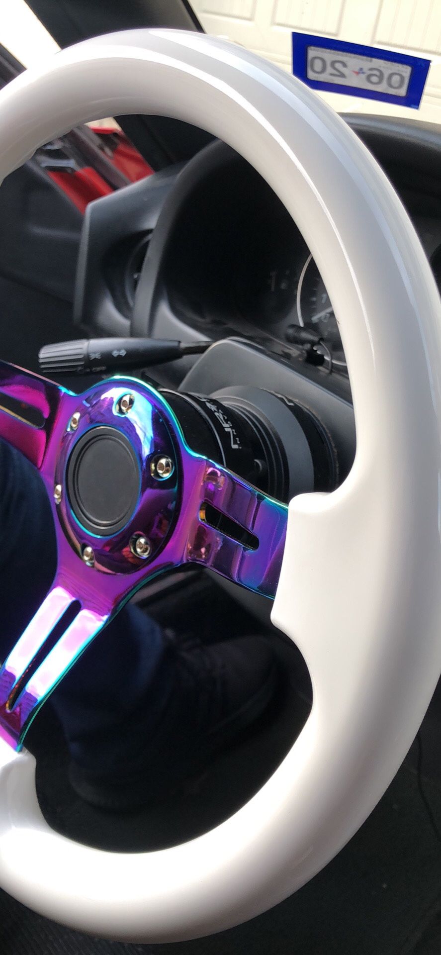 NRG neo chrome steering and QR