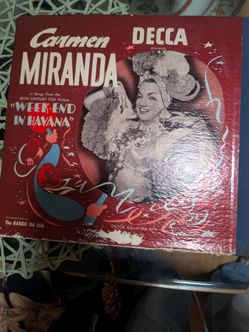 1941 Carmen Miranda Week-end in Havana