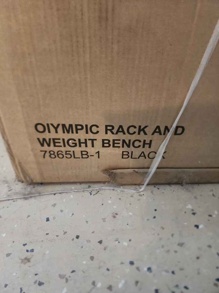 Olympic Weight Bench With Rack