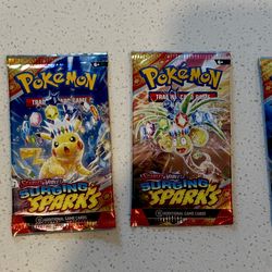 Pokémon TCG: Scarlet & Violet—Surging Sparks Art Bundle (4-pack)