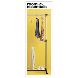 Adjustable Hanging Rod For Clothes And Extra Storage!