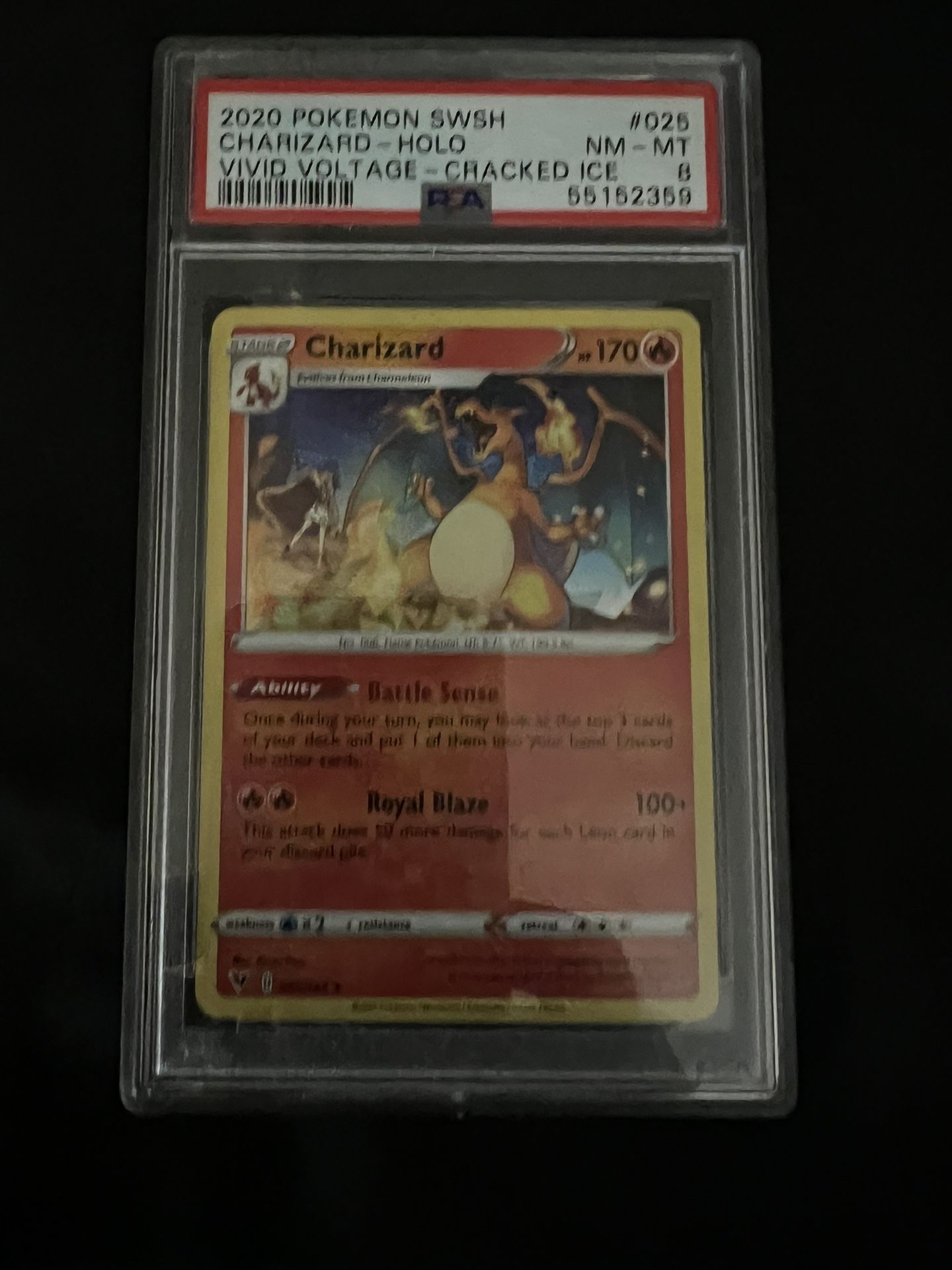 2020 POKÉMON SWSH CHARIZARD HOLD CIVID VOLTAGE CRACKED ICE