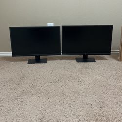 Dual 24 Inch Monitors 