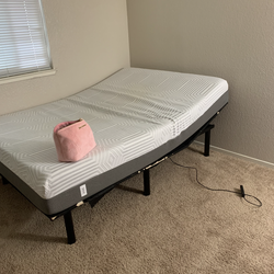 Full mattress and Electric frame