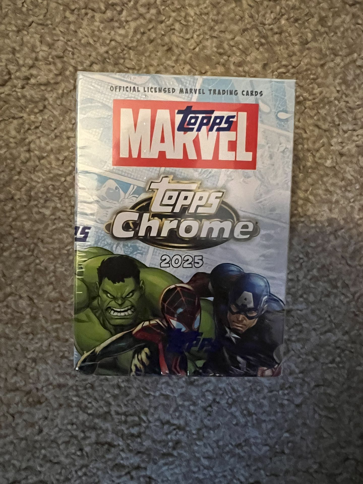 2025 TOPPS CHROME MARVEL BLASTER BOX NEW SEALED