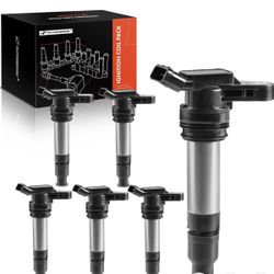 A-Premium 6PCS Ignition Coil Packs Compat Vehicles - 