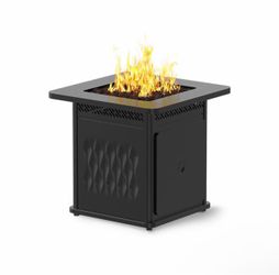East Oak Fire Pit Table