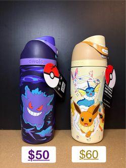 Owala Pokemon Water Bottles – Gengar & Eeveelution Set