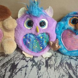 Lot Of 3 Zuru Rainbocorns Plushes