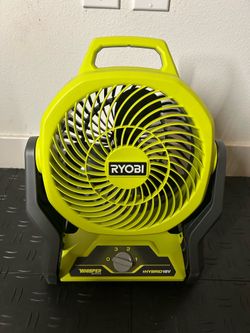RYOBI ONE+ 18V Cordless Hybrid WHISPER SERIES 7-1/2 in. Fan (Tool Only)