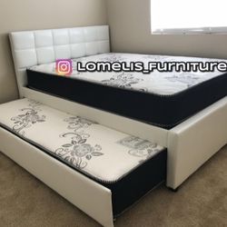 Fulltwin White Double With Ortho Matres!!