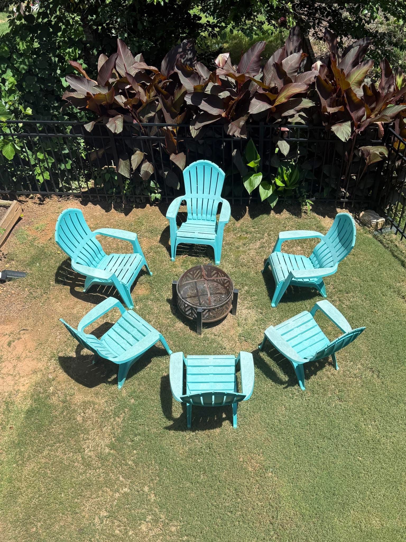 Chairs and Fire pit Set