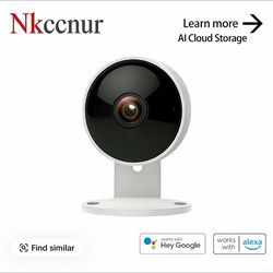 NKccnur PRO Home Security Surveillance Camera, 1pc, Wi-Fi Smart AI Home Camera, supports one-touch911alarm system, 2-way audio, two-way speaker, suppo