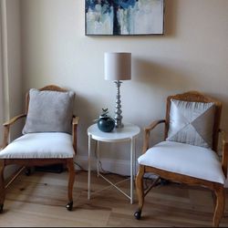 Solid Wood Chairs With Cane Back (3 for $49 or $19 each)